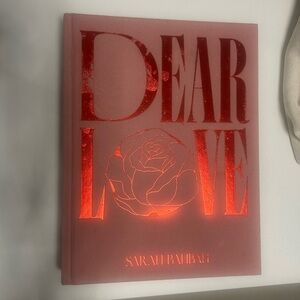 Sarah Bahbah  Dear Love Book with Rose Design